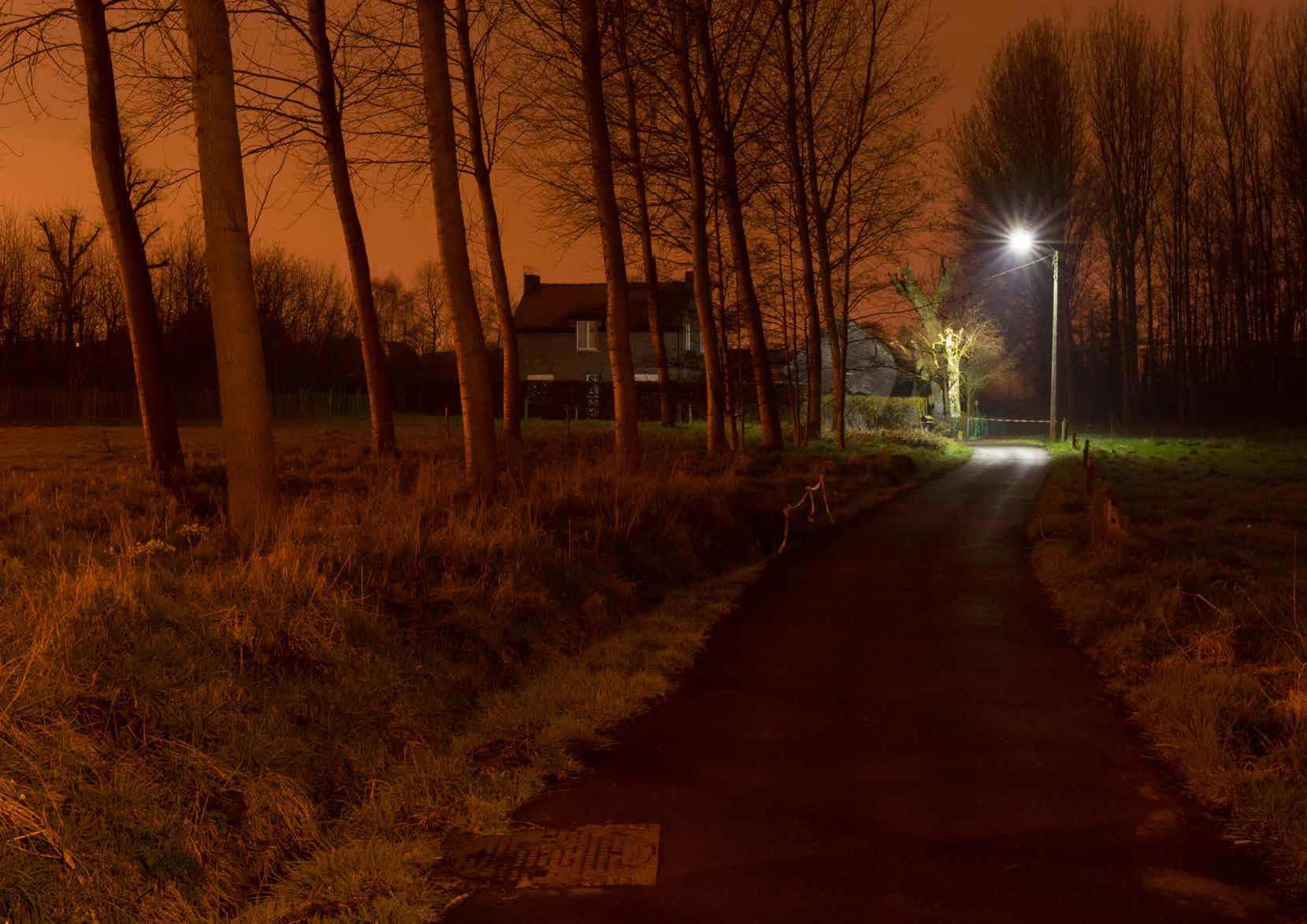 Lichtpollutie in Asse © David Legrève